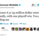 Illustration for article titled Donovan McNabb Is Mad About Tony Romos New Contract